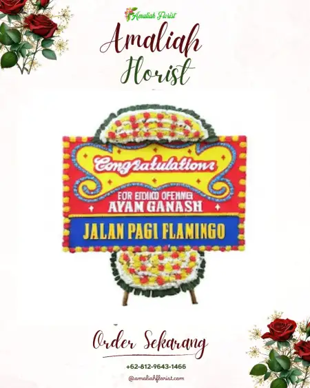 Sewa Papan Bunga Boting